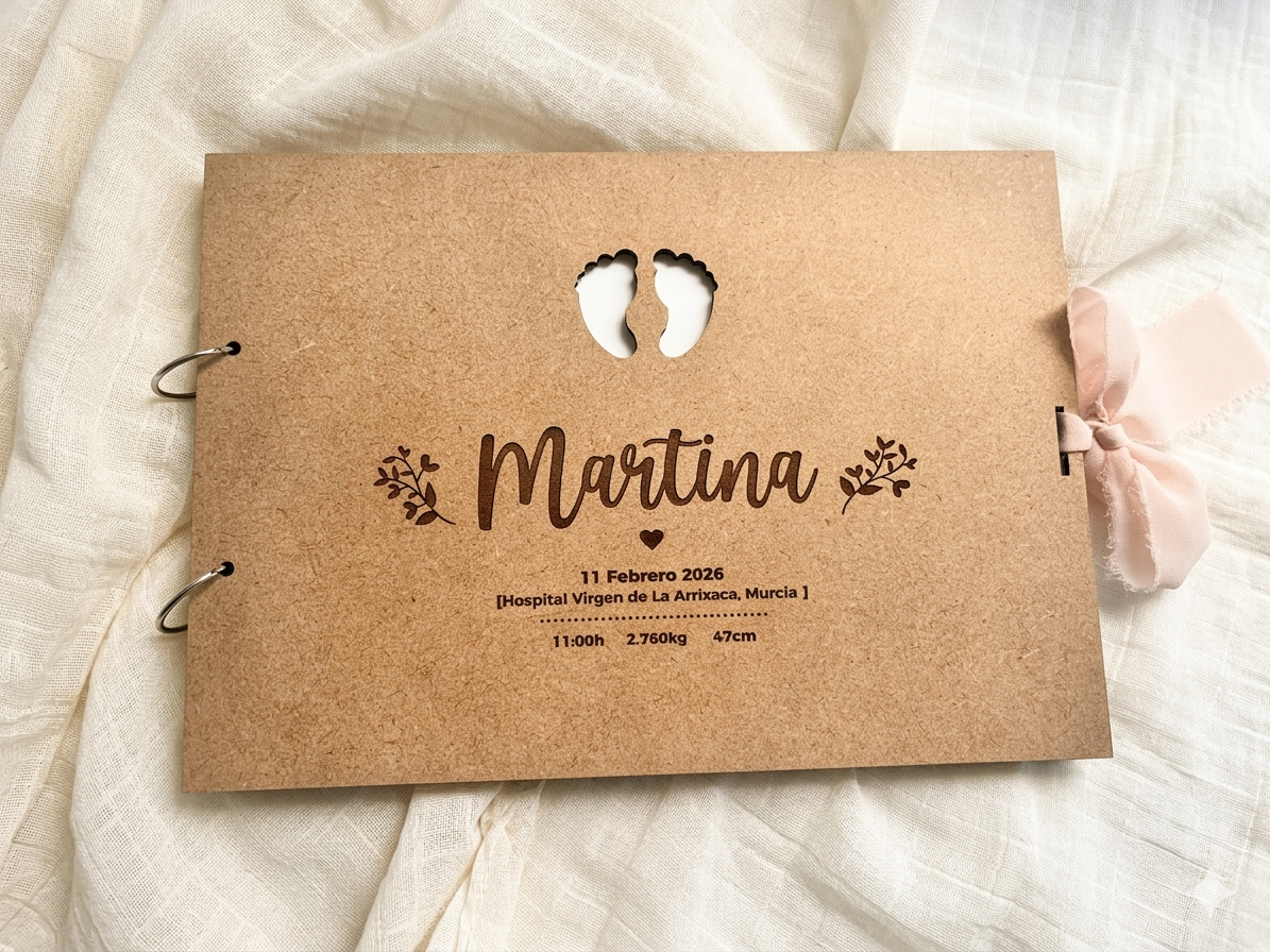 Álbum de nacimiento personalizado