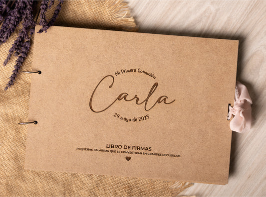 Álbum de firmas para Comunión personalizado